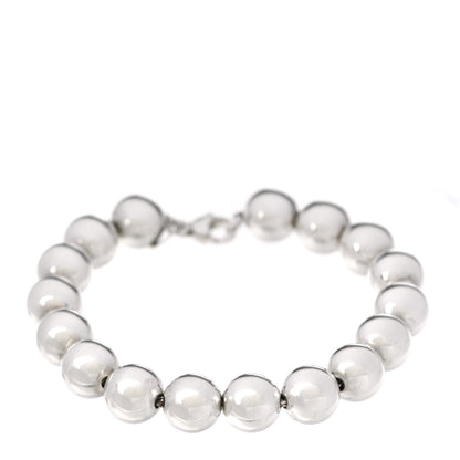 Tiffany Sterling Silver 10mm HardWear Ball Bracelet 1 of 5