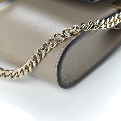 Chloe Suede Calfskin Mini Faye Shoulder Bag Motty Grey 6 of 10