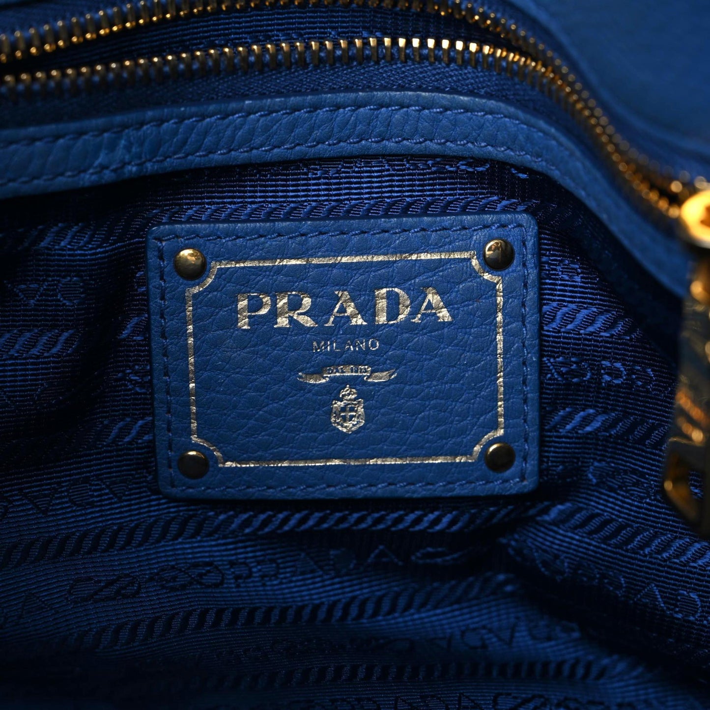 Vitello Daino Satchel Azzurro