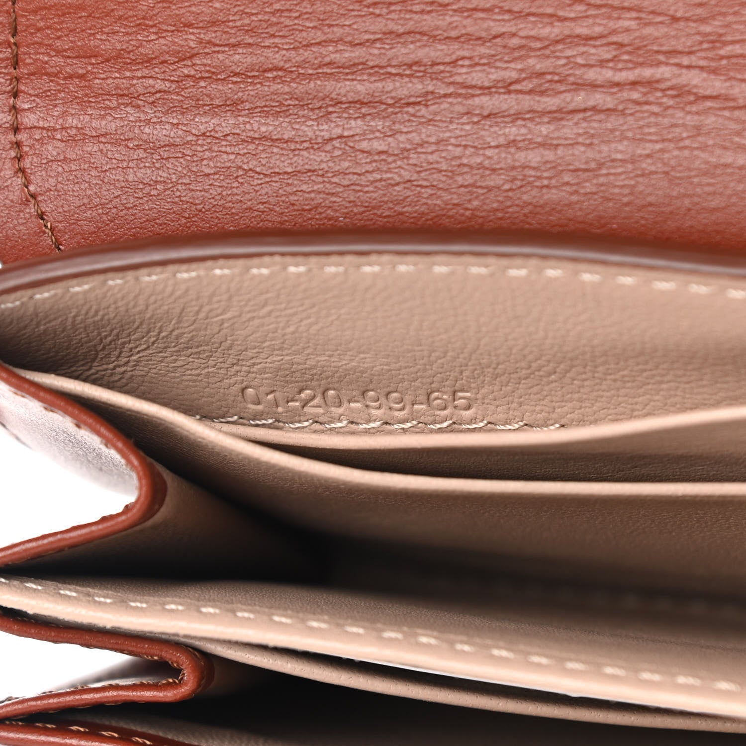 Chloe Grained Calfskin Aby Long Wallet Sepia Brown 8 of 12