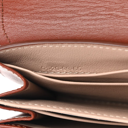 Chloe Grained Calfskin Aby Long Wallet Sepia Brown 8 of 12