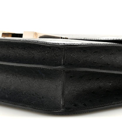 Hermes Ostrich Constance 24 Bleu Iris 10 of 14