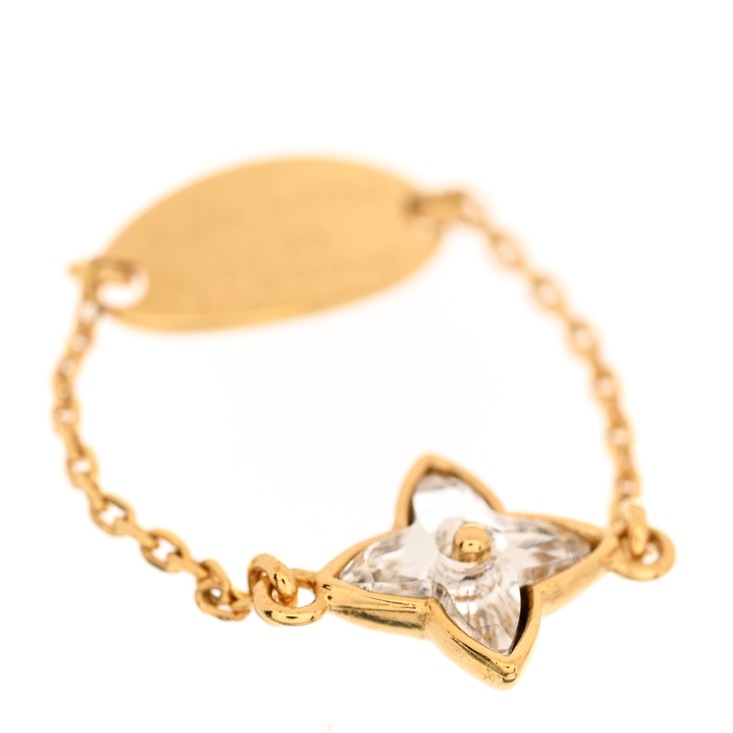 Crystal Blooming Strass Ring Set M Gold