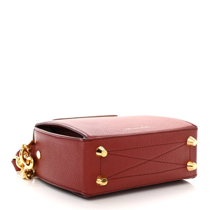 Alexander McQueen Silky Amish Grained Box Shoulder Bag 16 Lacquered Red 4 of 12