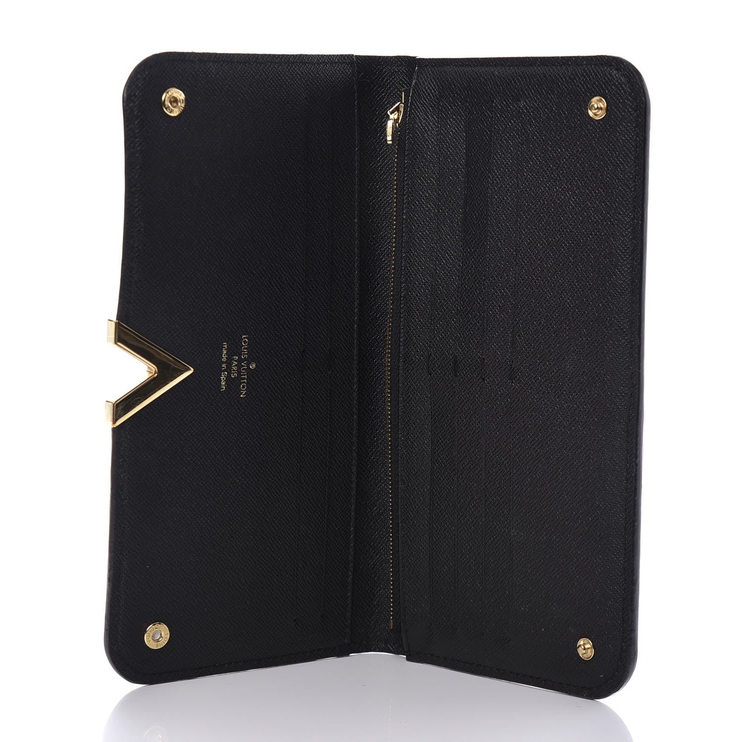 Louis Vuitton Monogram Monogram Kimono Wallet Black 5 of 7