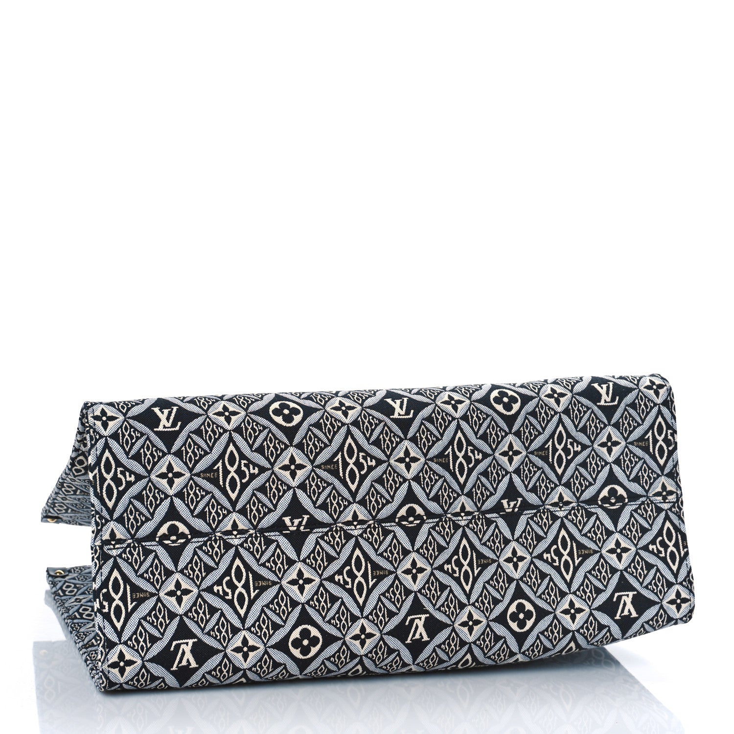 Louis Vuitton Jacquard Since 1854 Onthego GM Grey 4 of 8
