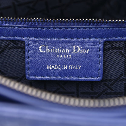 Christian Dior Lambskin Cannage Large Lady Dior Blue 6 of 11