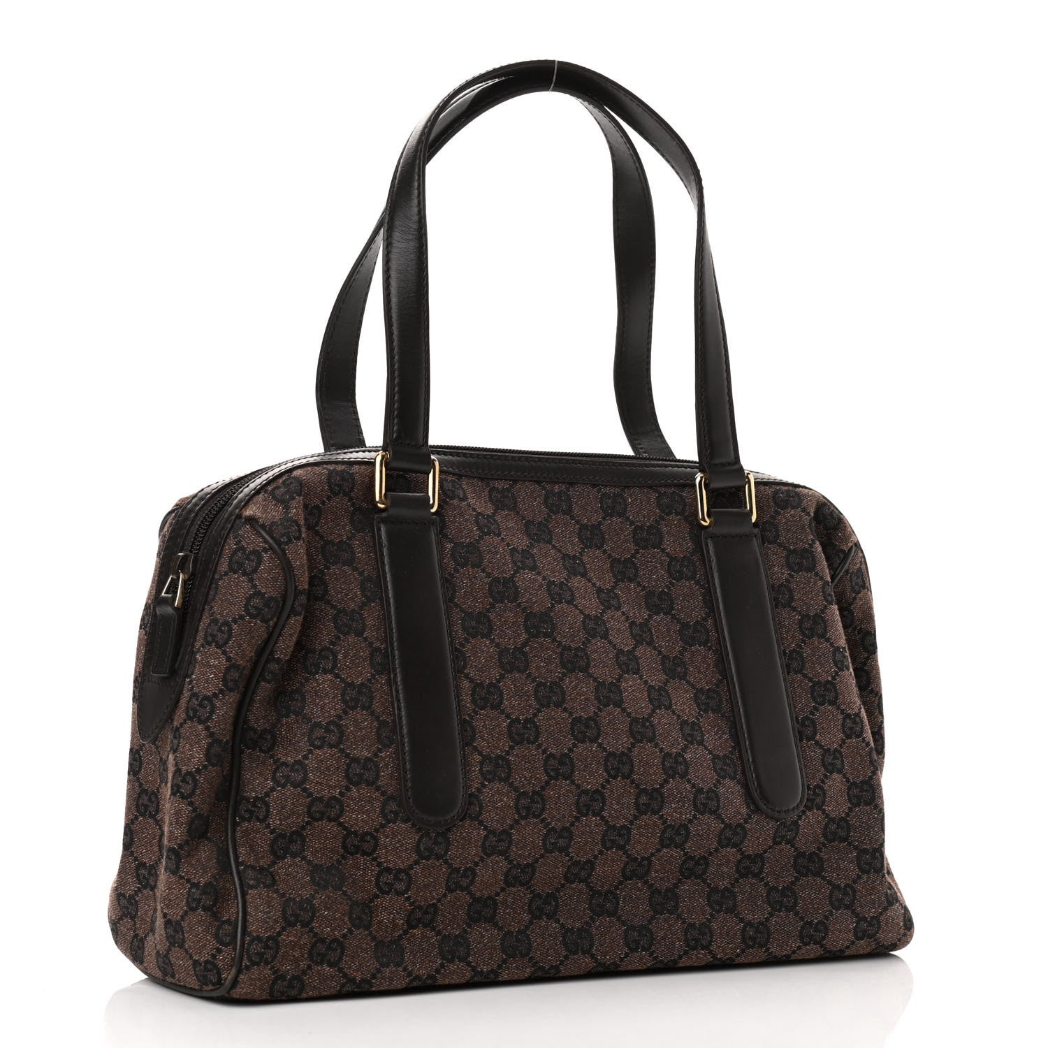 Gucci Monogram Boston Brown 3 of 10