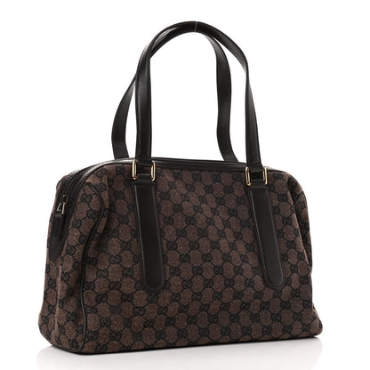 Gucci Monogram Boston Brown 3 of 10