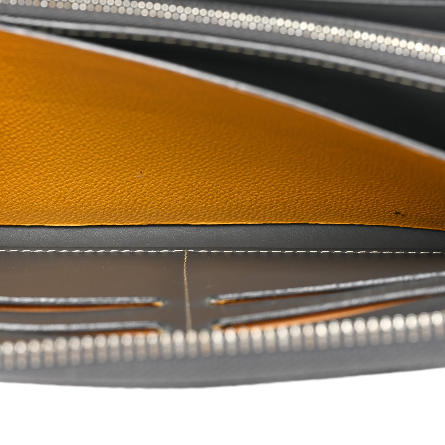 Goyardine Matignon Zip Around GM Wallet Grey