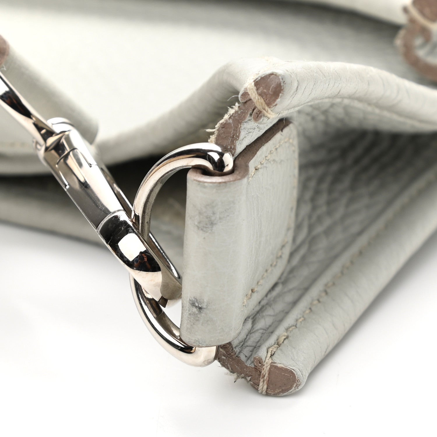 Hermes Taurillon Clemence Evelyne III PM Gris Perle 11 of 11