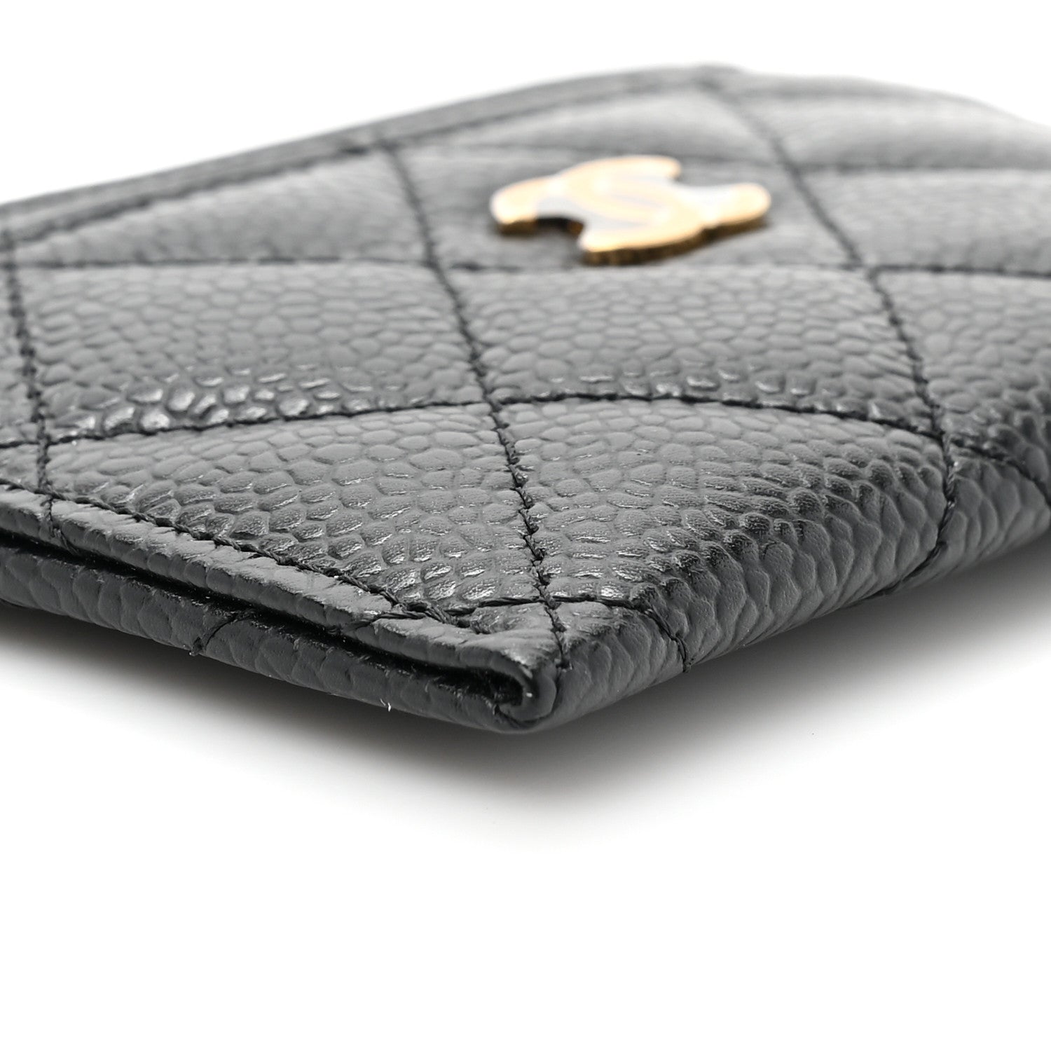 Chanel Caviar Quilted Card Holder Black 10 of 11