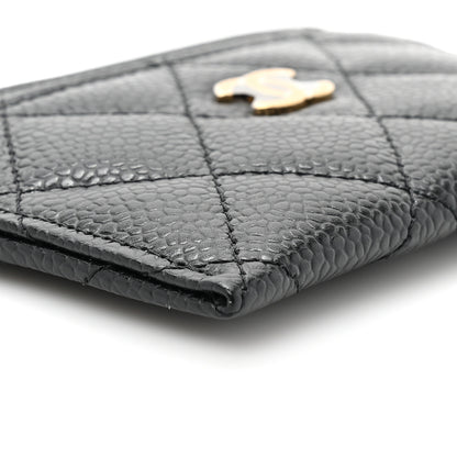 Chanel Caviar Quilted Card Holder Black 10 of 11