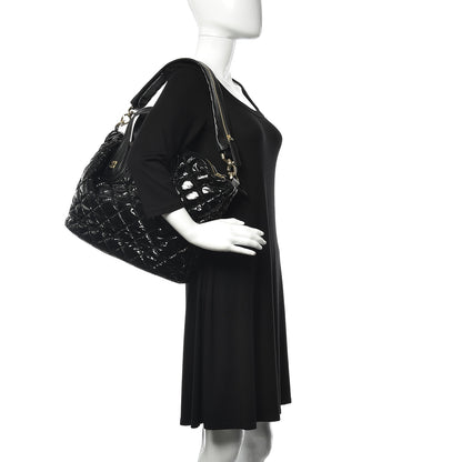 Givenchy Patent Quilted Medium Nightingale Black 2 of 15