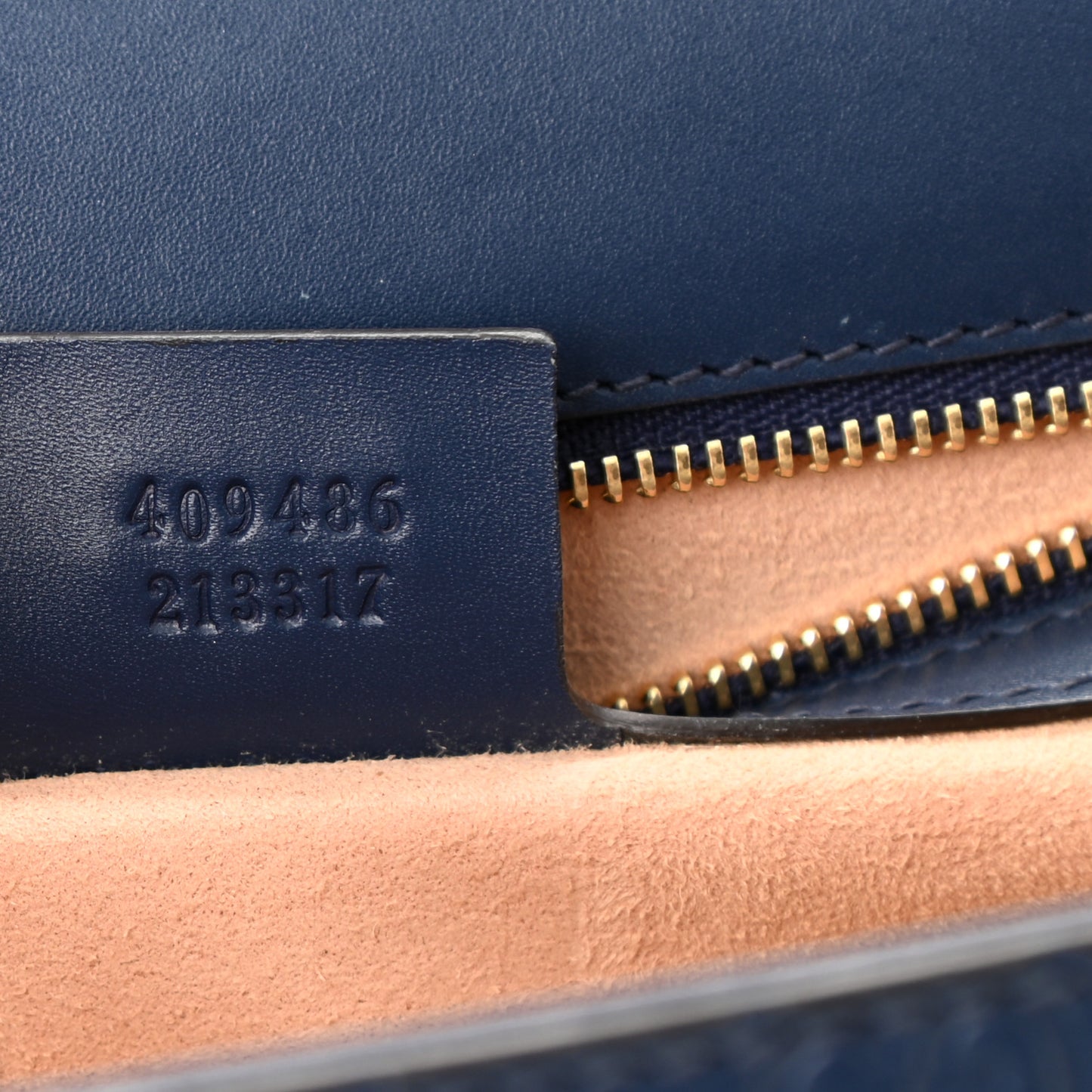 Guccissima Medium Padlock Shoulder Bag Blue Agata