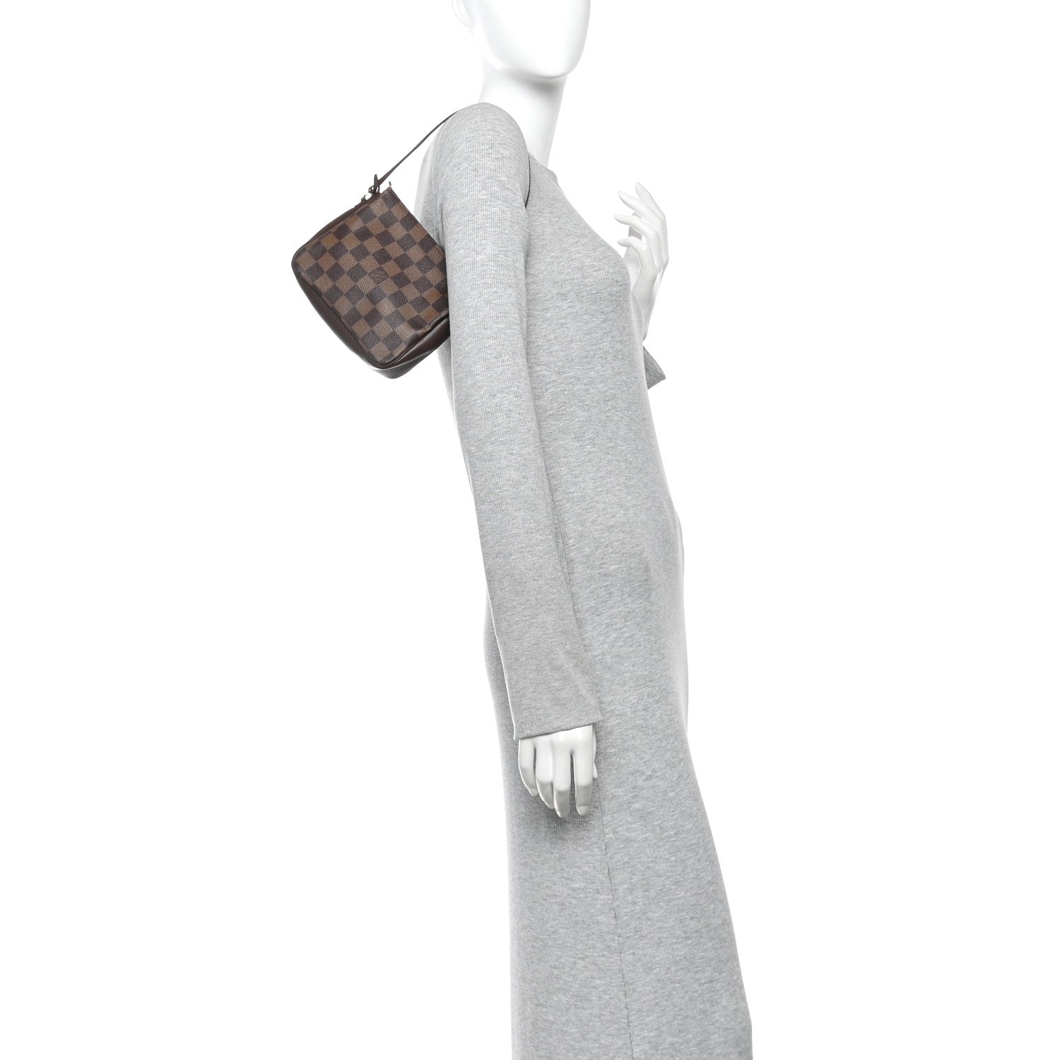 Louis Vuitton Damier Ebene Trousse Make Up Bag Pochette 2 of 9