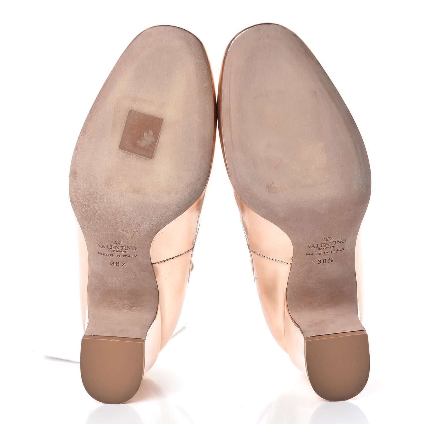 Metallic Nappa Tan-Go Mary Jane 60mm Pumps 38.5 Soft Noisette