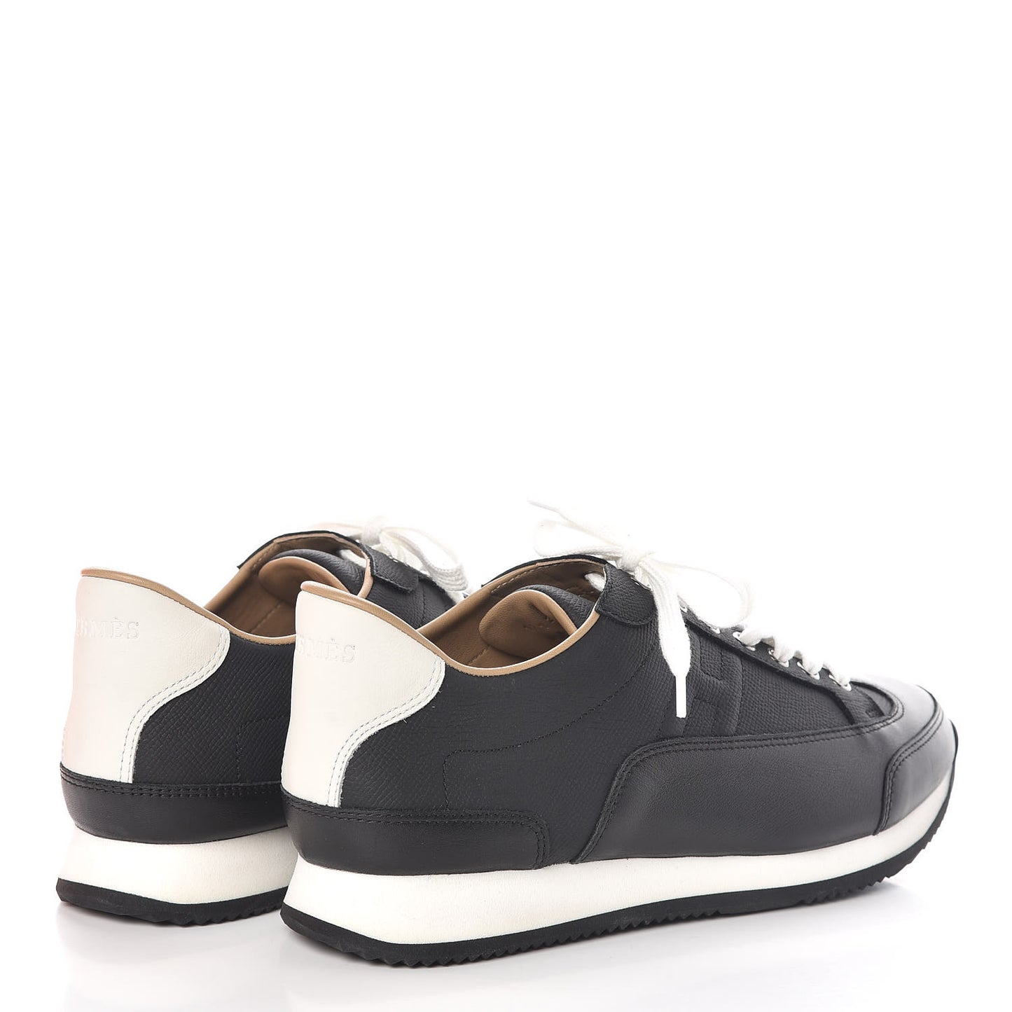 Matte Epsom Mens Goal Sneakers 43 Black