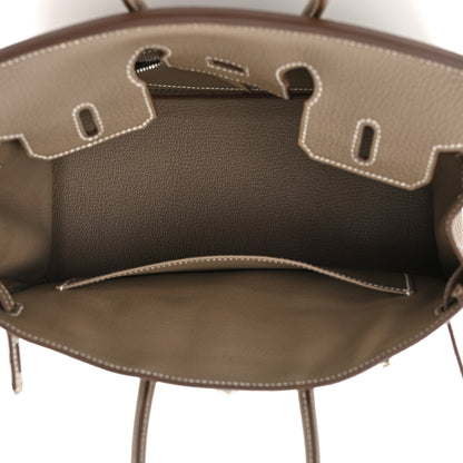 Hermes Togo Birkin 25 Etoupe 5 of 12