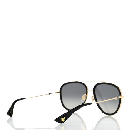 Gucci Aviator Sunglasses GG0062S Black Gold 4 of 7