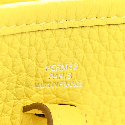 Hermes Taurillon Clemence Evelyne TPM Limoncello 10 of 19