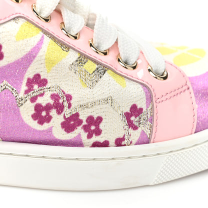 Christian Louboutin Patent Tissu Kyoto Flamingirl Flats 39.5 Multicolor 12 of 16