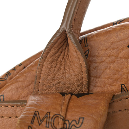 MCM Visetos Studded Small Stark M Backpack Cognac 11 of 17