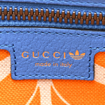 Gucci X ADIDAS Textured Dollar Calfskin Belt Bag Blue 6 of 10