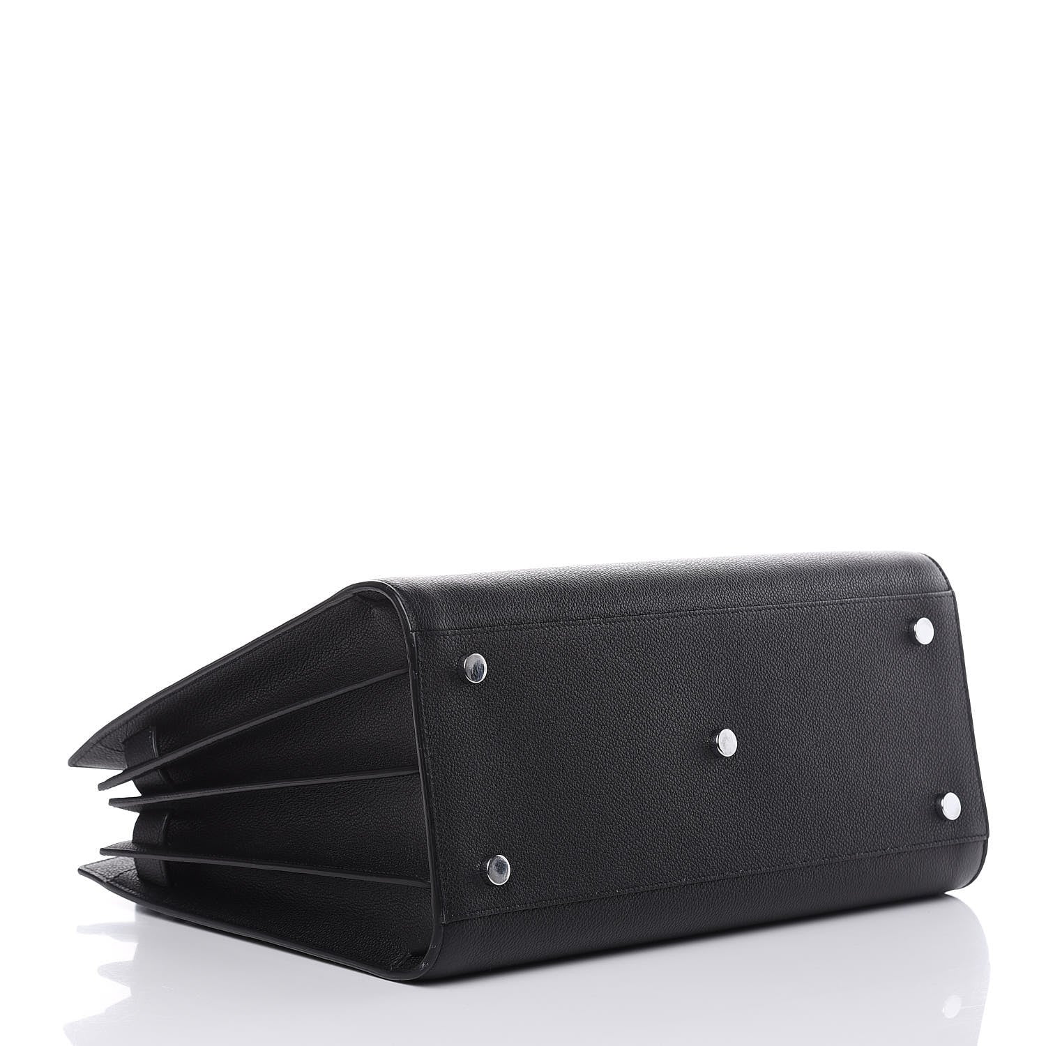 Saint Laurent Grained Calfskin Small Sac De Jour Black 4 of 10