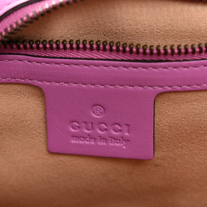 Gucci Calfskin Matelasse Medium GG Marmont Shoulder Bag Candy Mousse 6 of 10