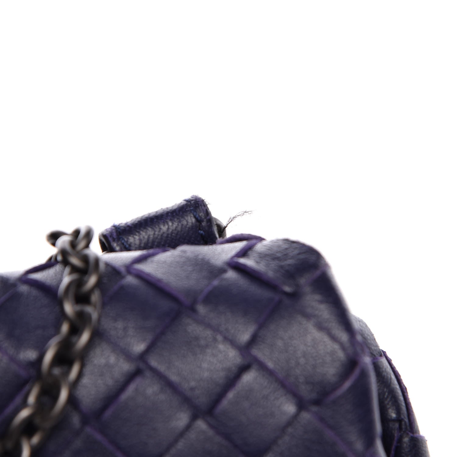 Bottega Veneta Nappa Intrecciato Mini Chain Messenger Atlantic 9 of 10