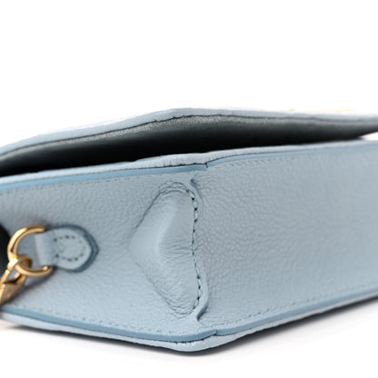 Louis Vuitton Monogram Lily Wallet On Chain Blue Hour 8 of 10