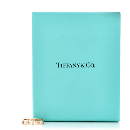 Tiffany 18K Rose Gold Diamond Atlas Pierced Ring 51 5.75 5 of 5