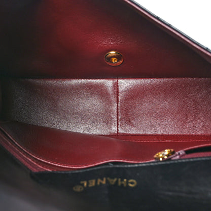 Chanel Lambskin Quilted Medium Single Flap Black 5 of 9