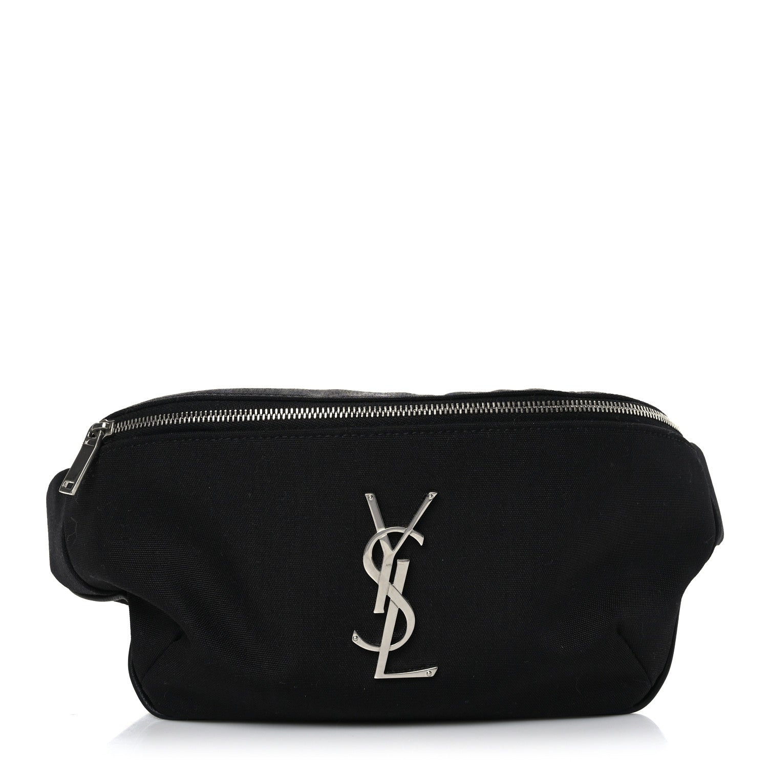 Saint Laurent Canvas Monogram Belt Bag Black 1 of 9