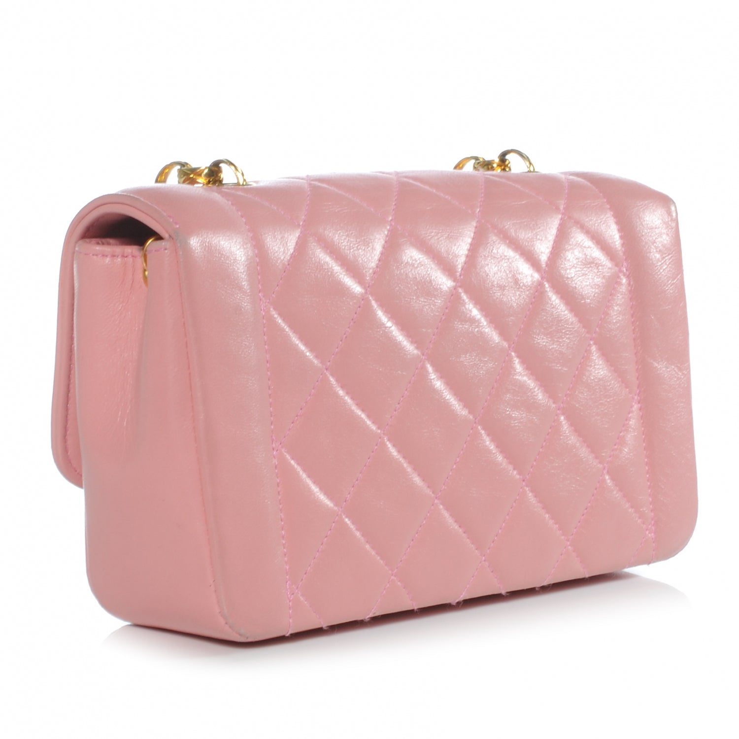 Chanel Lambskin Mini Flap Pink 3 of 9