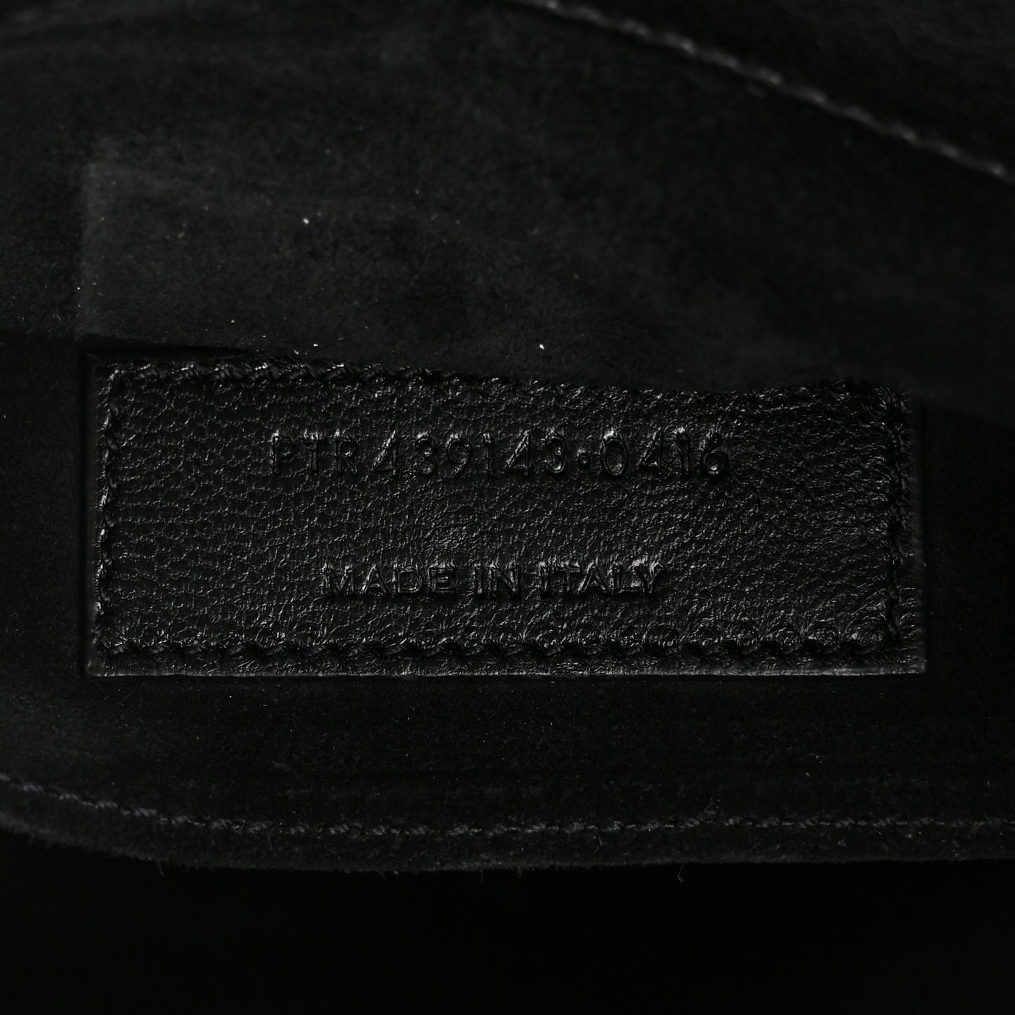 Calfskin Y Studs Crossbody Bag Black