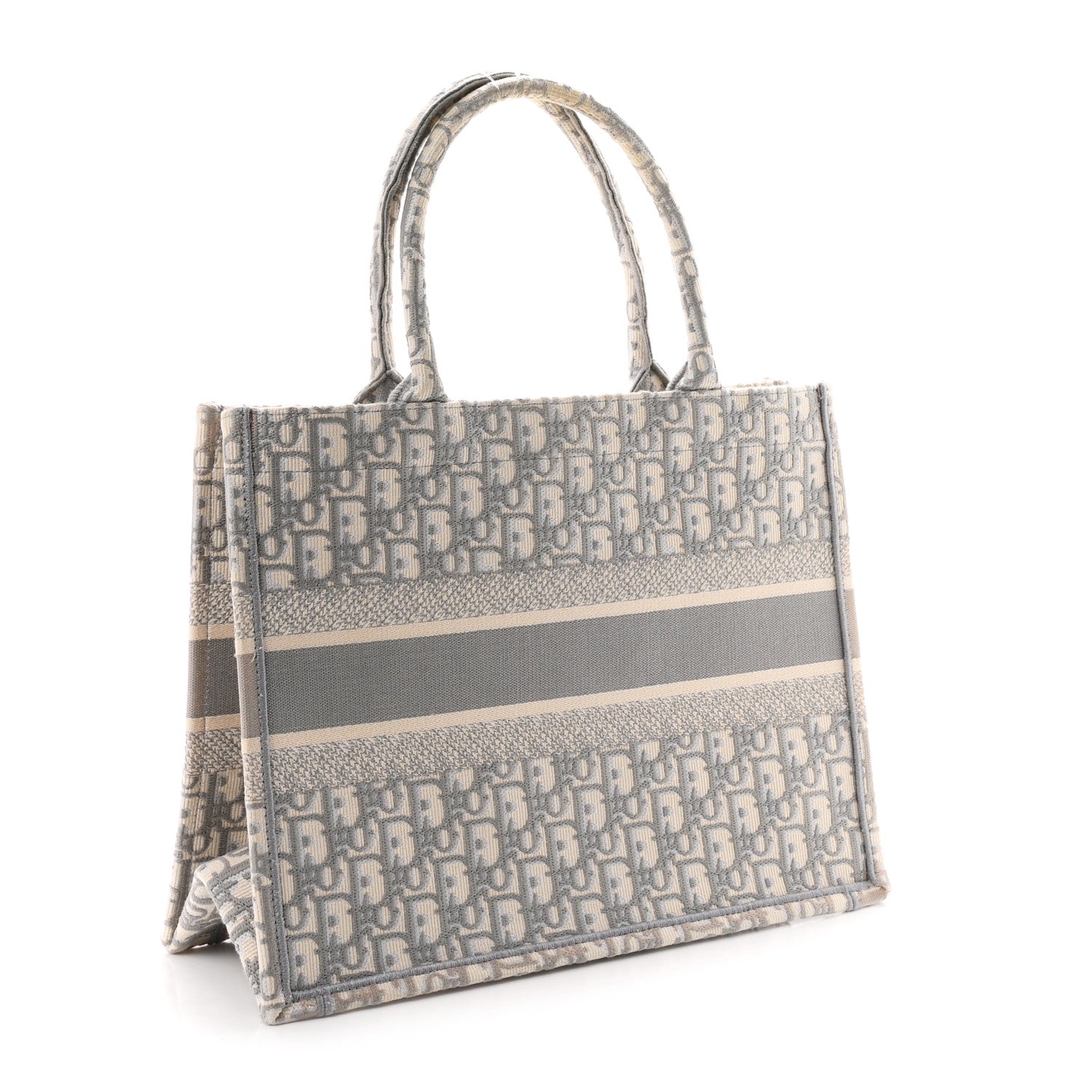 Christian Dior Oblique Medium Book Tote Grey 3 of 11