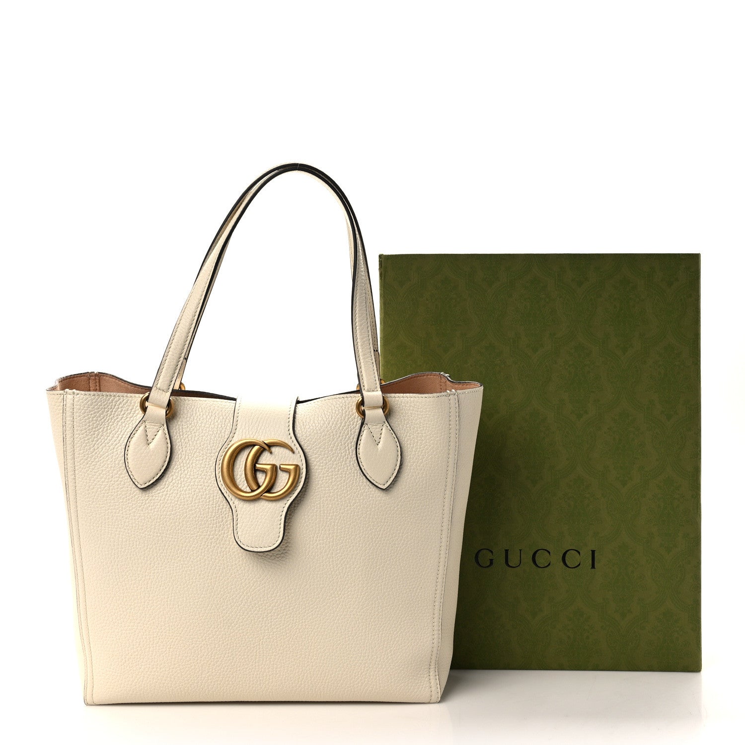 Gucci New Sakai Calfskin Lux Small Dahlia Tote Mystic White 10 of 10