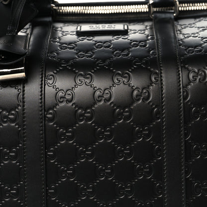 Gucci Guccissima Signature Medium Duffle Black 7 of 11