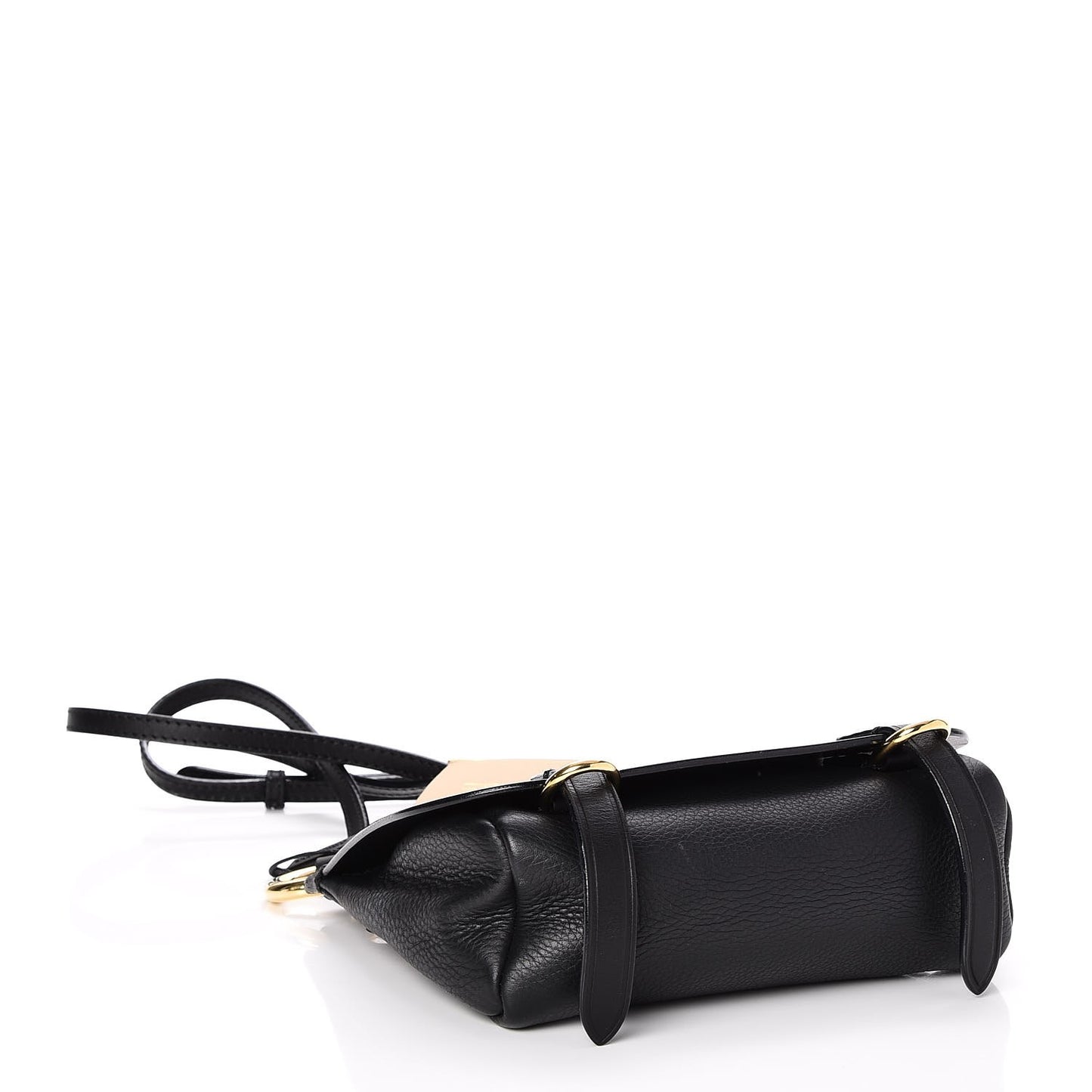 Calfskin Baby Bridle Saddle Bag Black