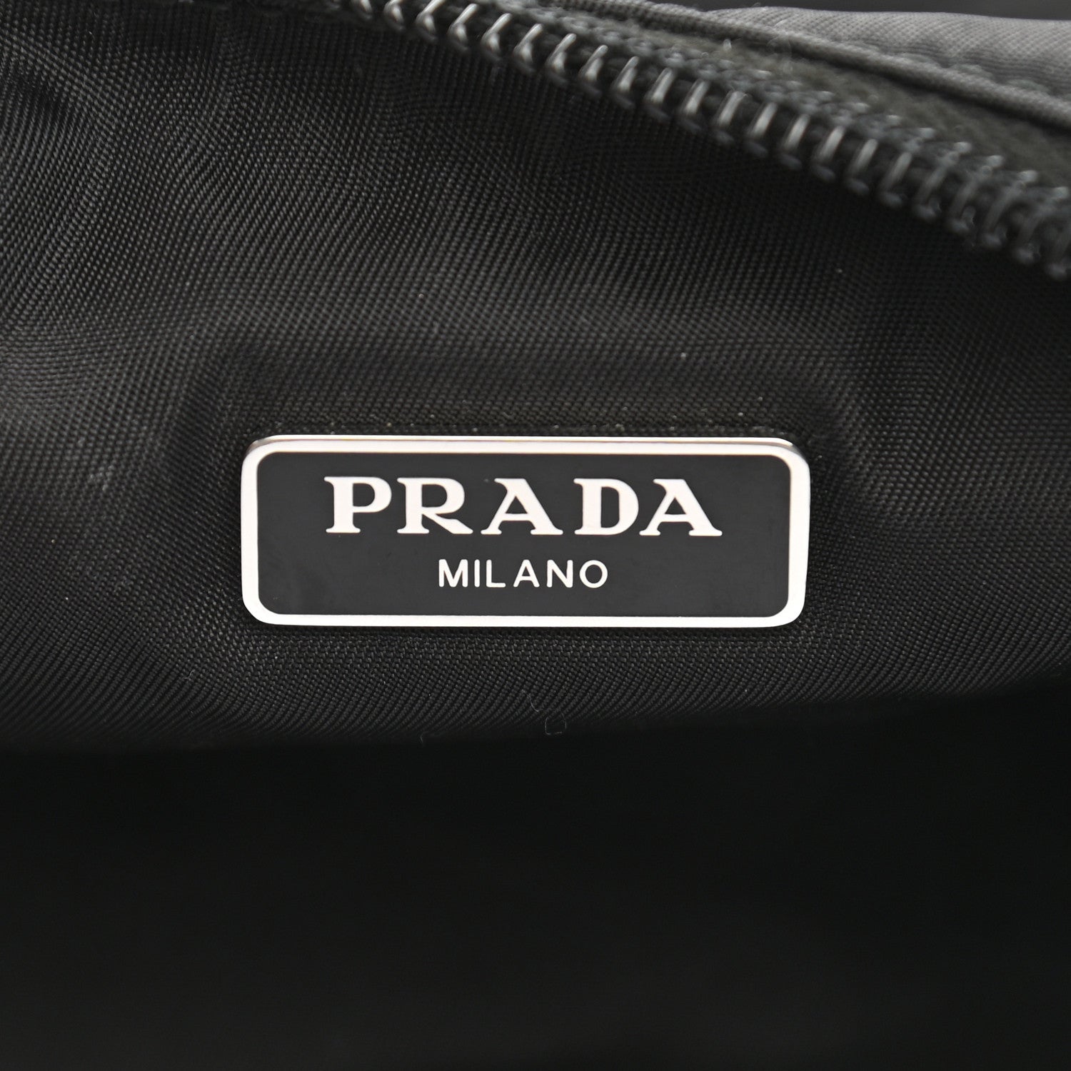 Prada Tessuto Nylon Beaded Ricamo Bag Black 6 of 11