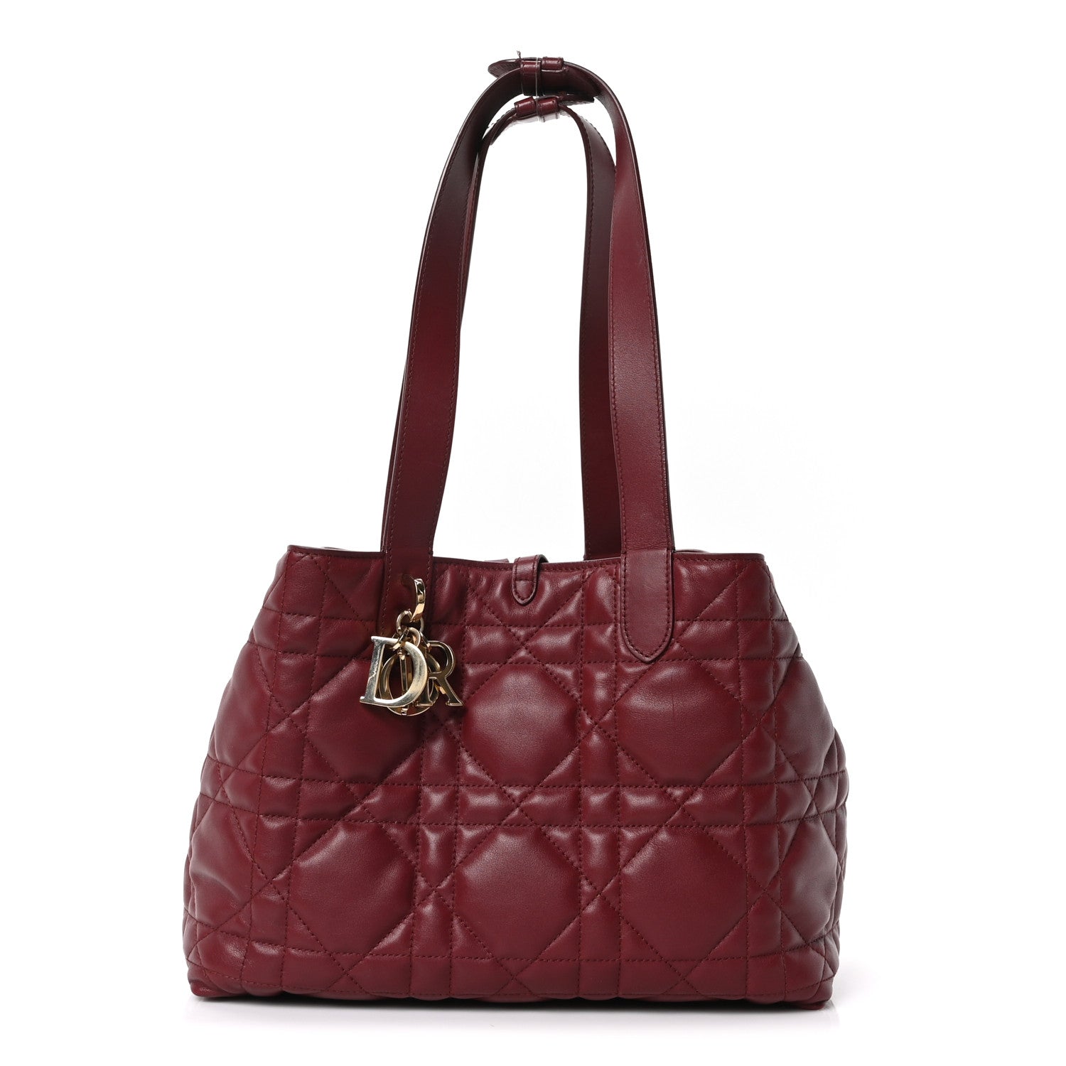 Christian Dior Calfskin Macrocannage Medium Toujours Bordeaux 1 of 11