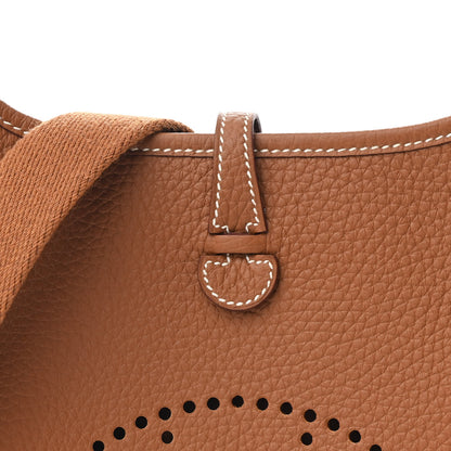 Hermes Taurillon Clemence Evelyne TPM Gold 8 of 11