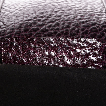 Givenchy Glazed Pebbled Calfskin Mini Lucrezia Aubergine 8 of 10
