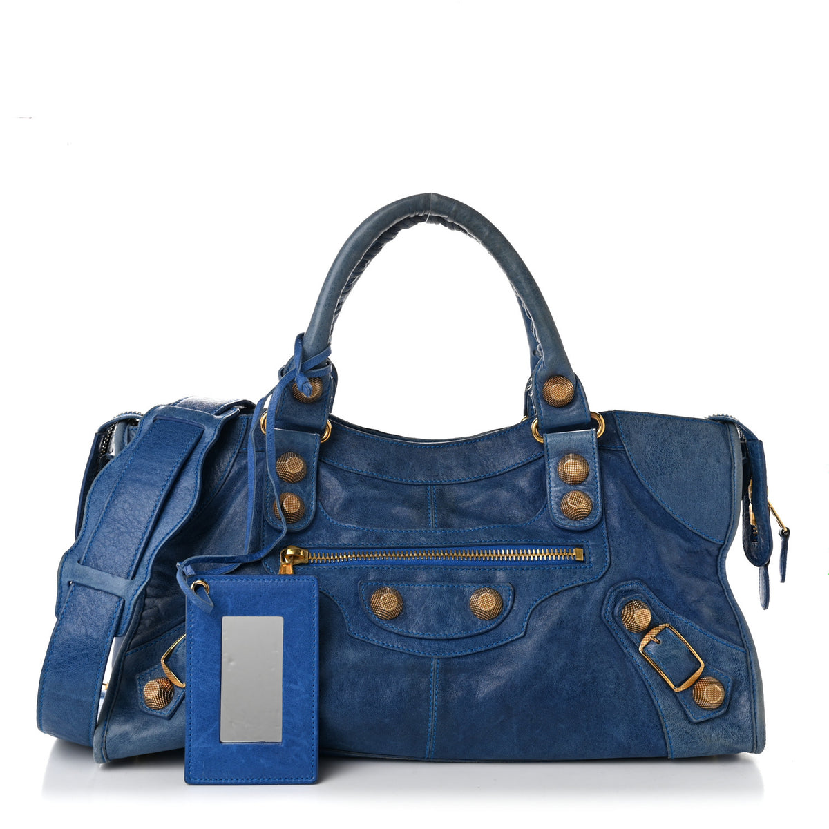 Agneau Giant 21 Gold Hardware Part Time Electric Bleu