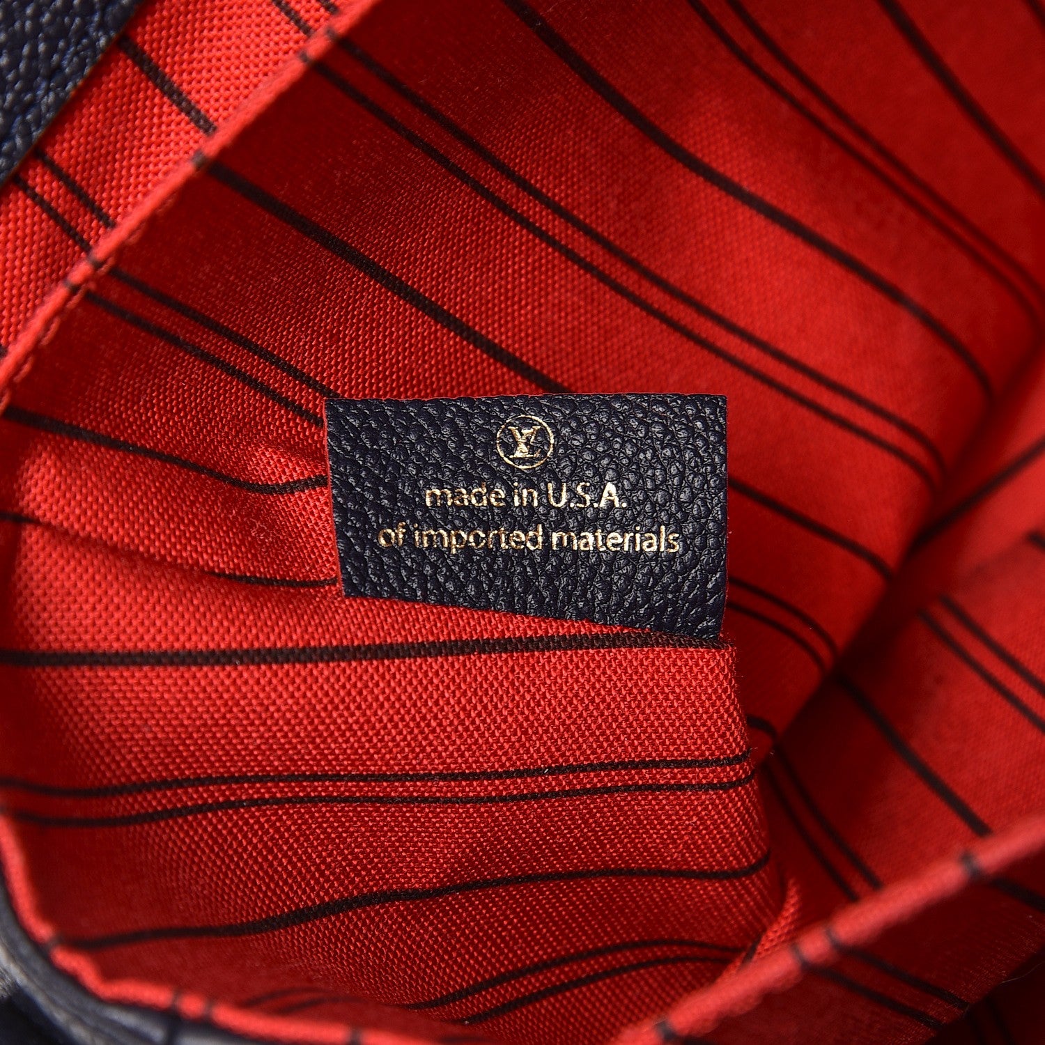 Louis Vuitton Empreinte Pochette Metis Marine Rouge 8 of 8