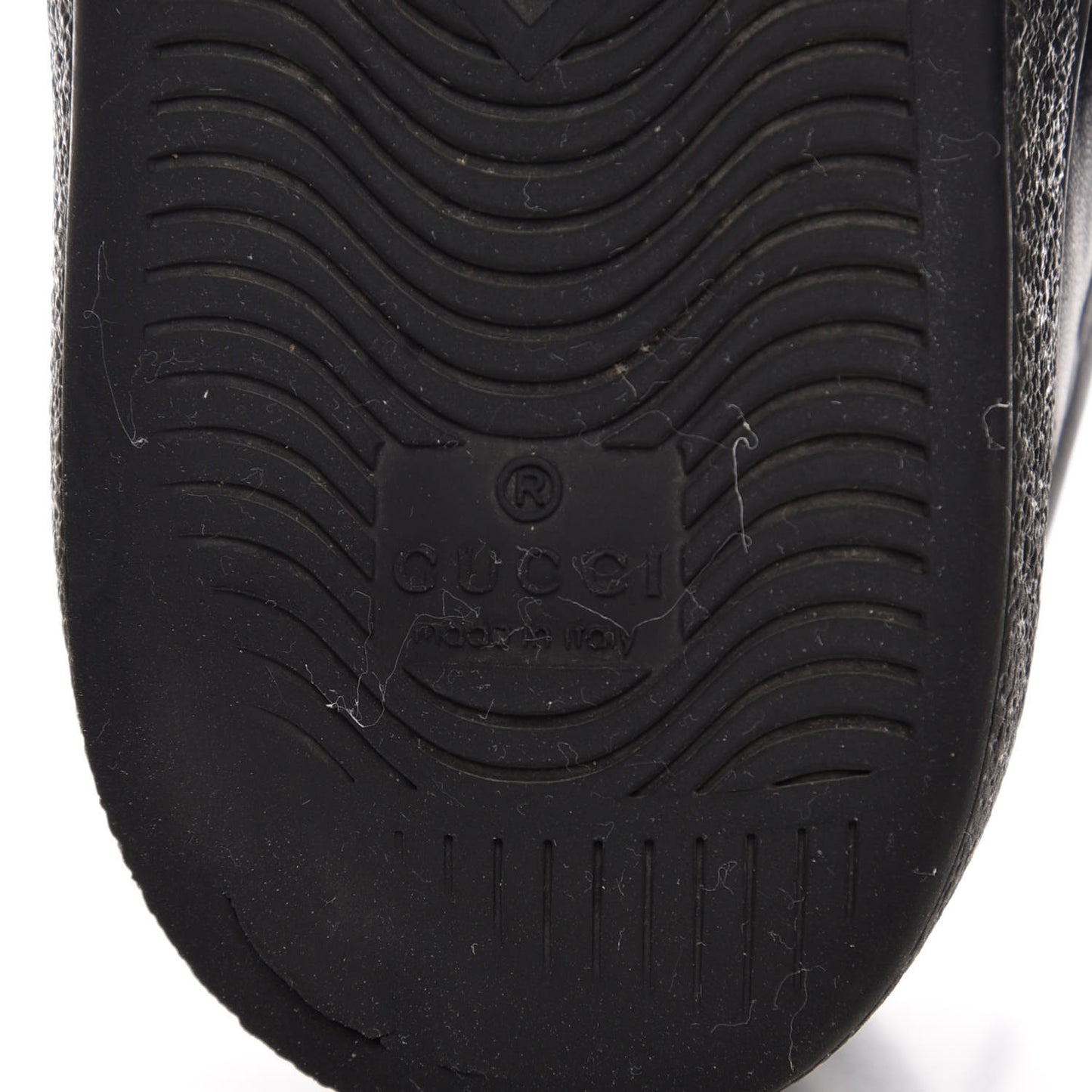 Calfskin Ayers Web Bee Embroidered Ace Sneakers 38 Black