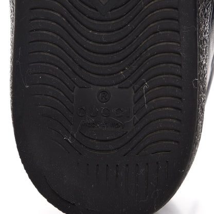 Gucci Calfskin Ayers Web Bee Embroidered Ace Sneakers 38 Black 8 of 19