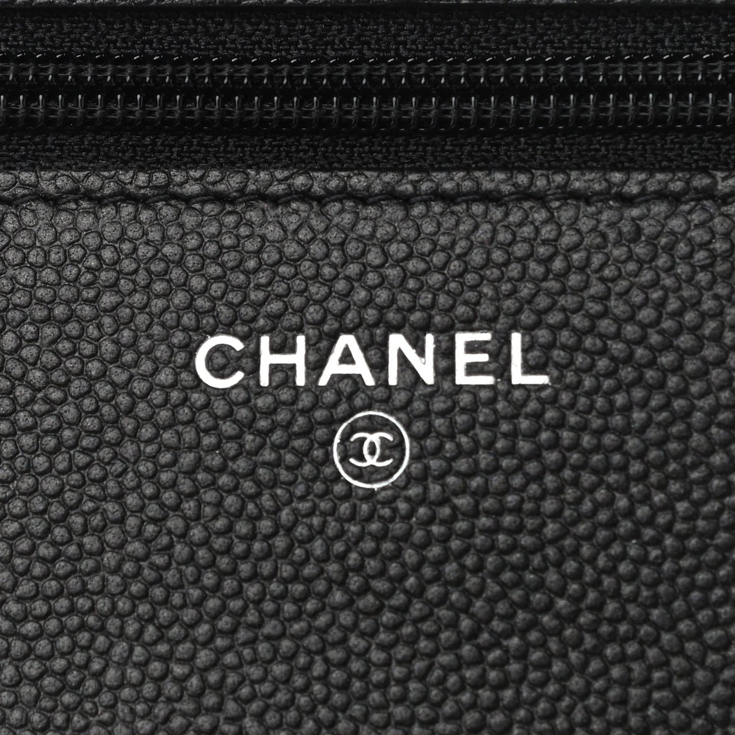 Caviar Quilted Boy Wallet On Chain WOC So Black